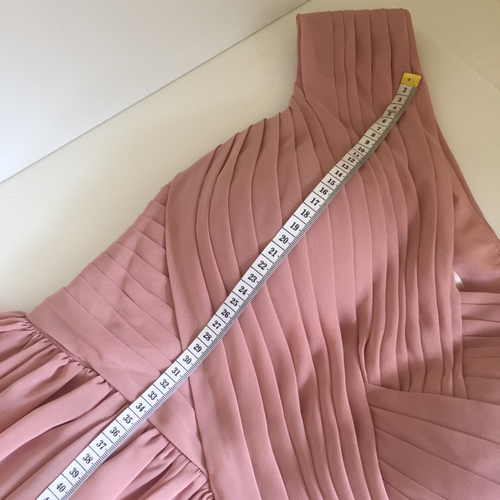 JJ’S HOUSE womens 16 special occasion formal dress dusty pink pockets NEW - Picture 13 of 15